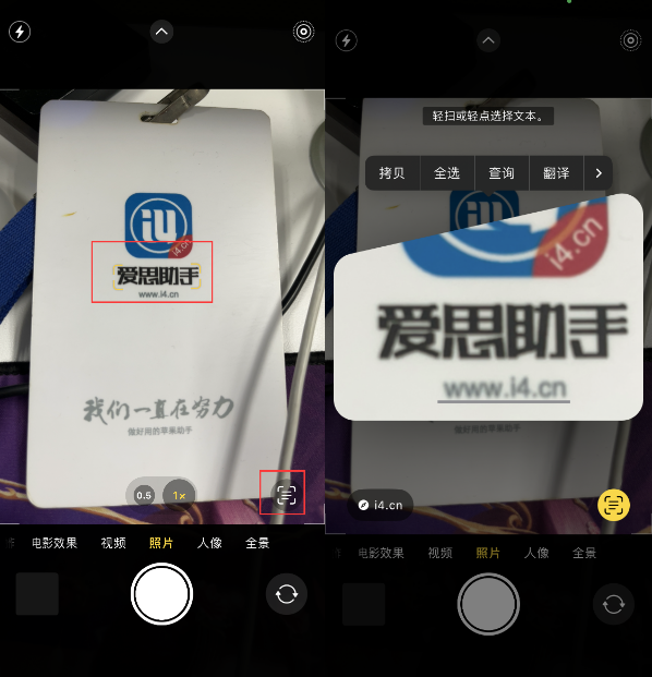 莱阳苹果手机维修分享升级iOS 16后如何通过相机翻译文本 