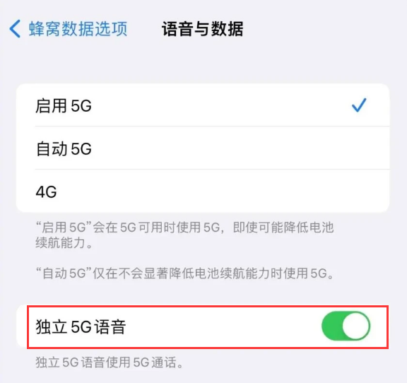 莱阳苹果14维修分享iPhone 14 Pro如何开启VoNR 