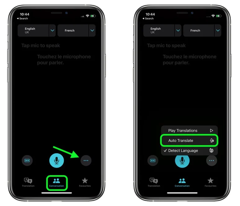 莱阳苹果手机维修分享iOS 15 “翻译” App 新改进 
