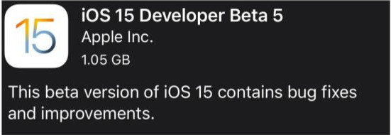 莱阳苹果手机维修分享如何升级到iOS15.0 beta5 